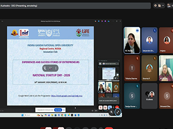 National Startup Day with IGNOU 12 January Photo 2